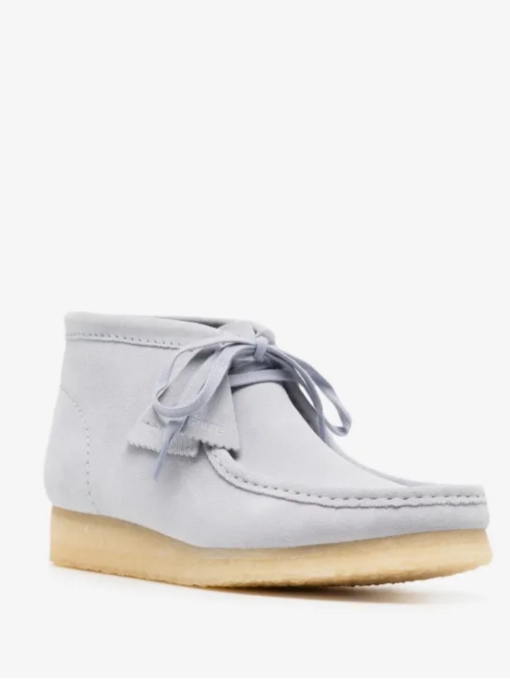 Clarks Wallabee Boots grey suede size 8 - Picture 5 of 16